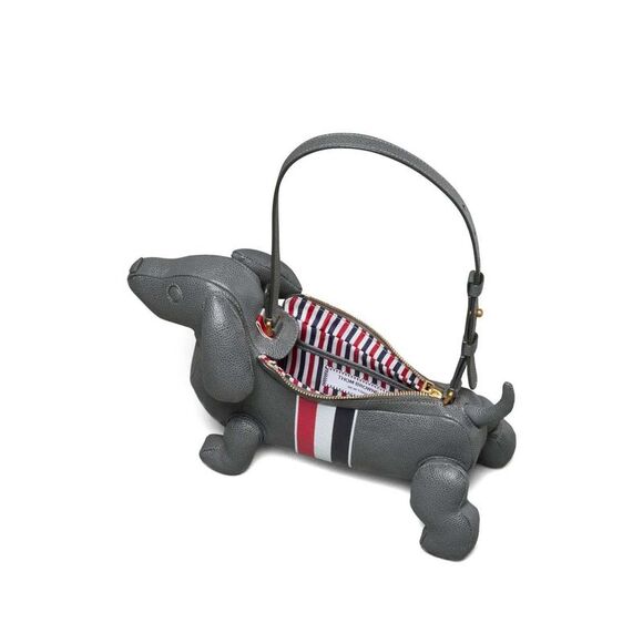 Thom Browne Women Hector Pebble Grain Shoulder Bag - Picture 4 of 6